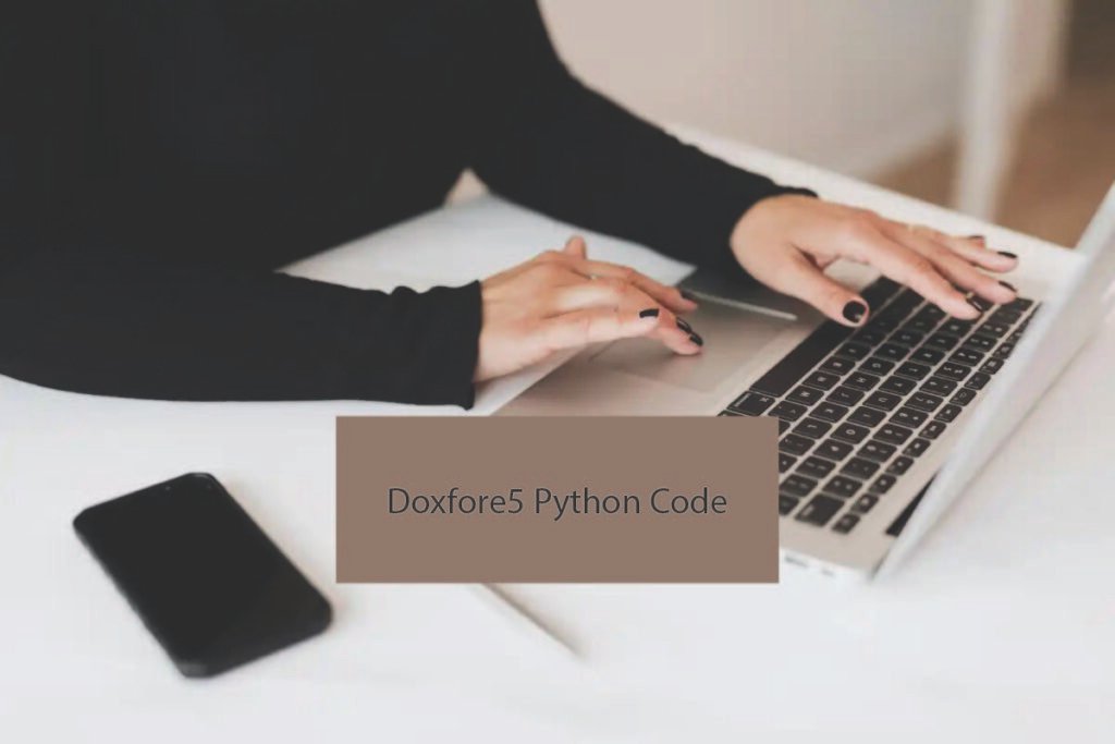 Doxfore5 Python Code: Mastering Entity Recognition Techniques