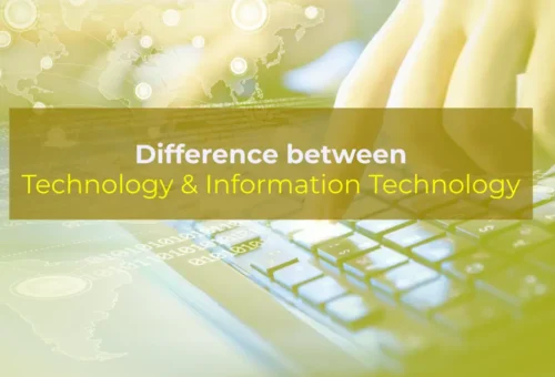 Difference between Technology & Information Technology?